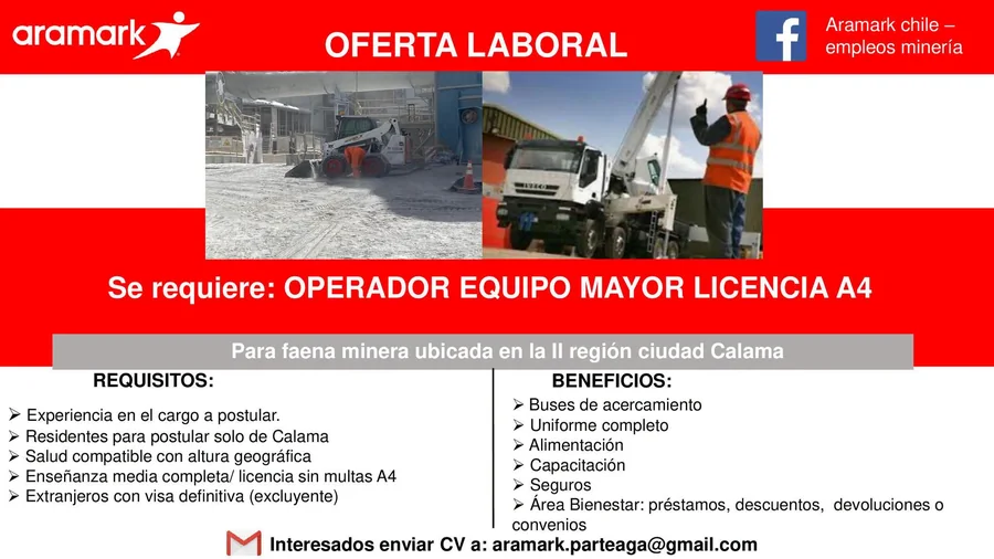 Operador Equipo Mayor Licencia A4 - imagen 1