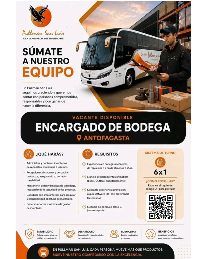 Encargado de Bodega - imagen 1