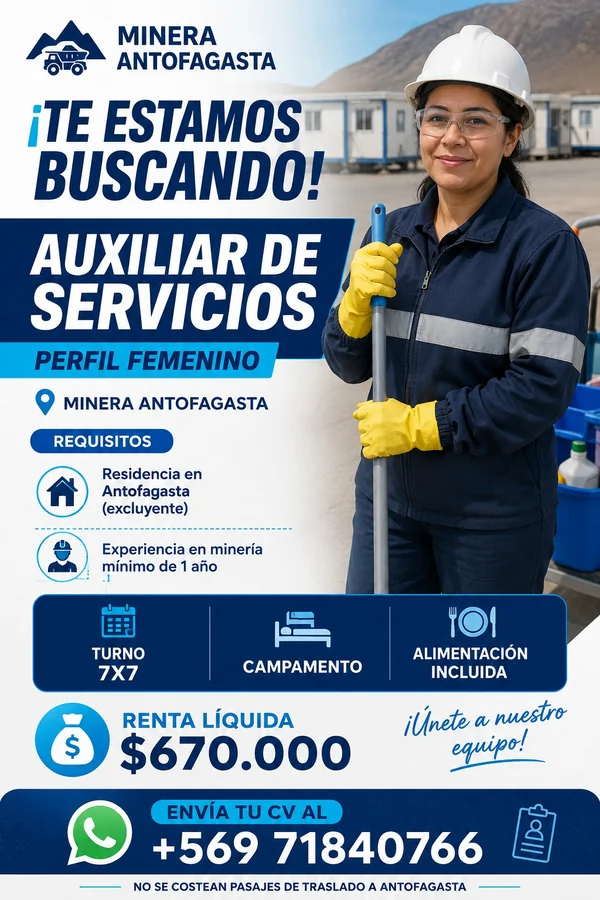 Auxiliar de servicios - imagen 1