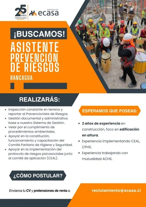 Asistente de Prevención de Riesgos - imagen 1