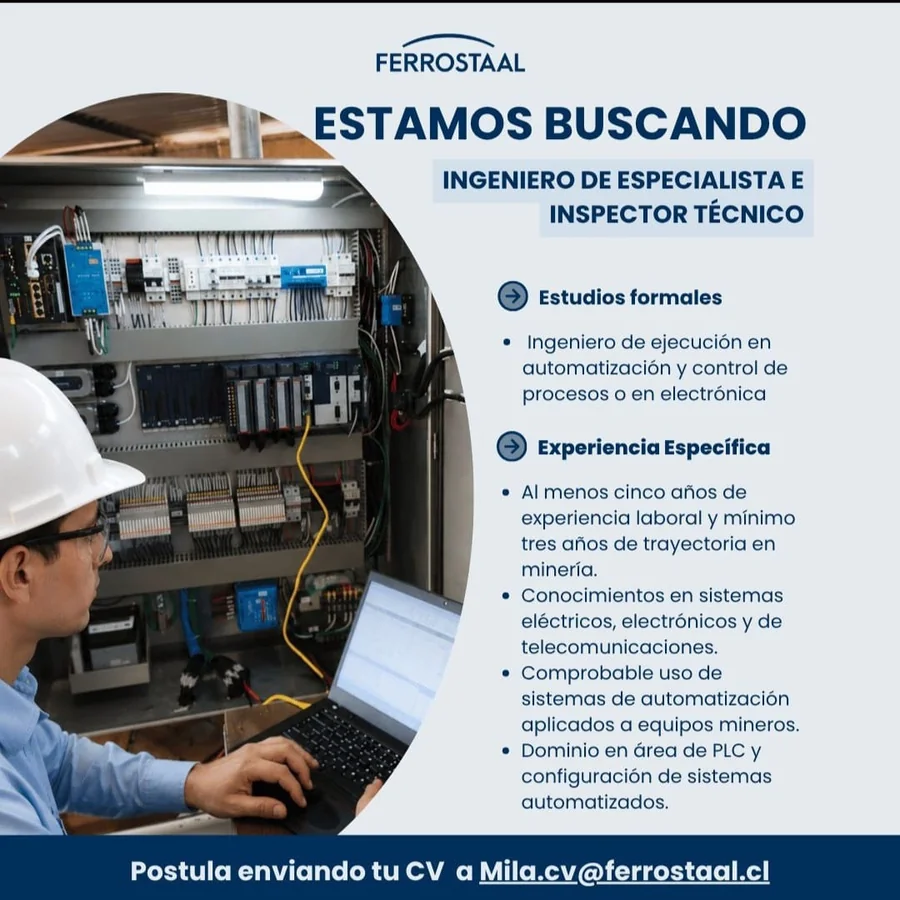 Ingeniero Especialista e Inspector Técnico - imagen 1
