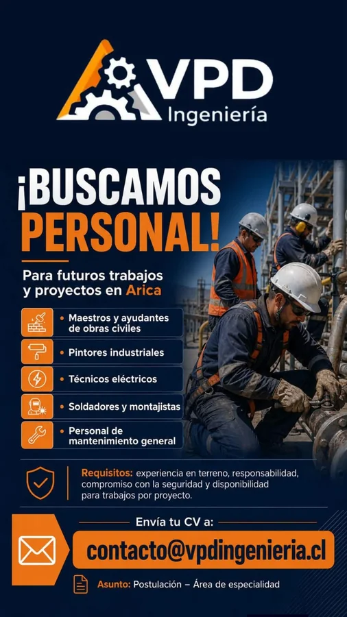 Personal para Trabajos y Proyectos en Arica - imagen 1