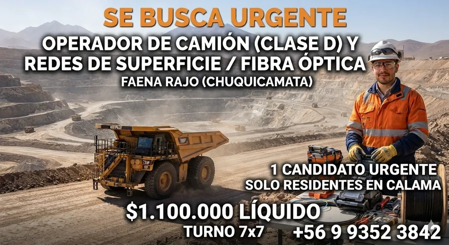 Operador de Camión y Redes de Superficie - imagen 1