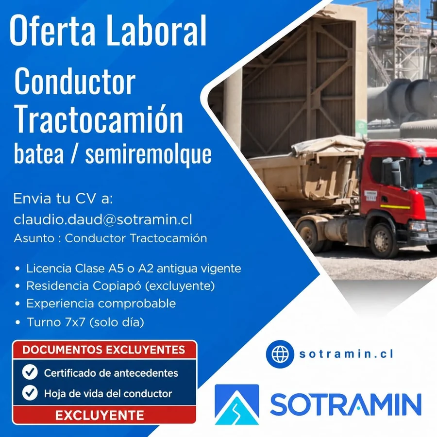 Conductor de Tractocamión - imagen 1