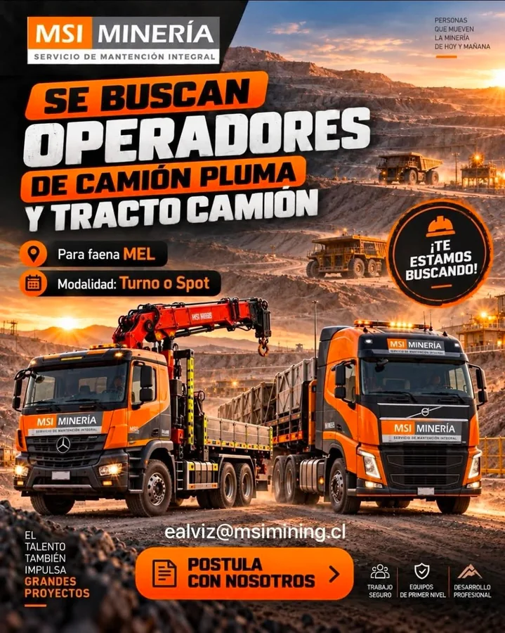 Operadores de Camión Pluma y Tracto Camión - imagen 1