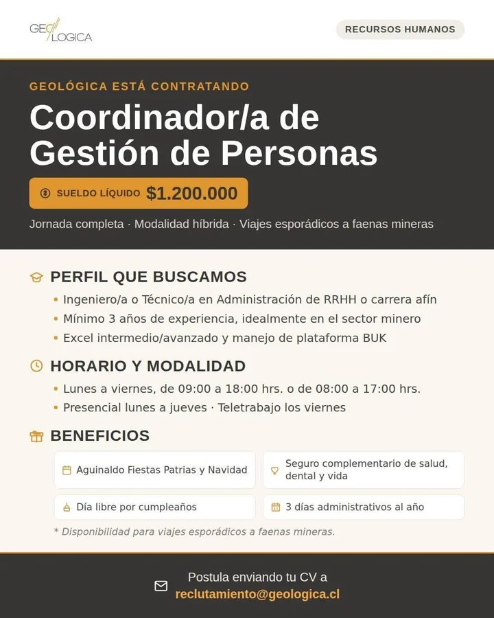 Coordinador/a de Gestión de Personas - imagen 1