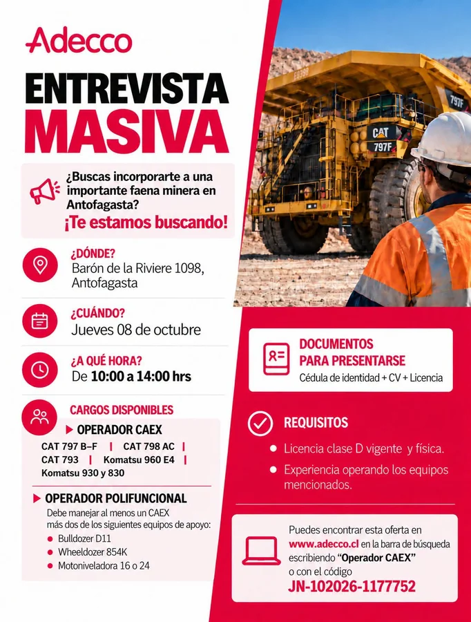 Operador CAEX y Polifuncional - imagen 1