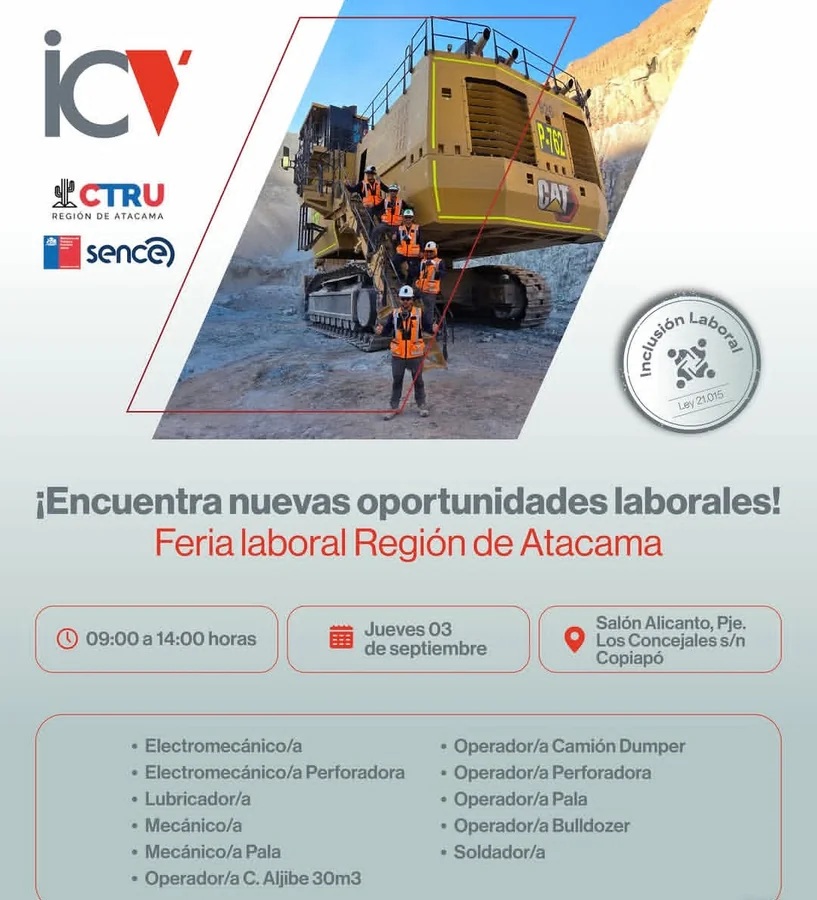 Operadores y mecánicos para faena minera - imagen 1