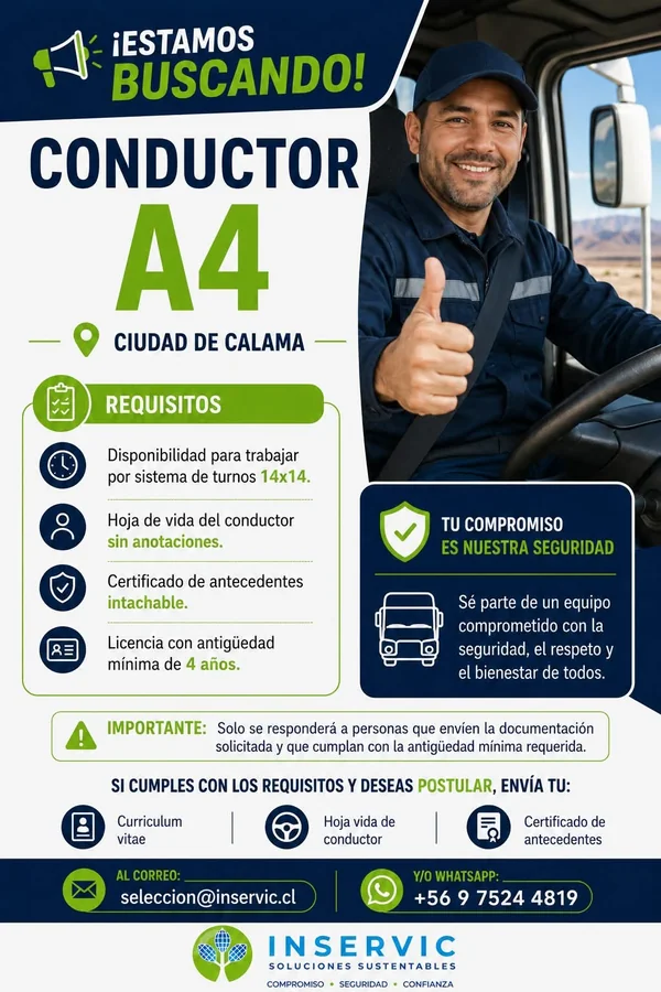 Conductor A4 - imagen 1