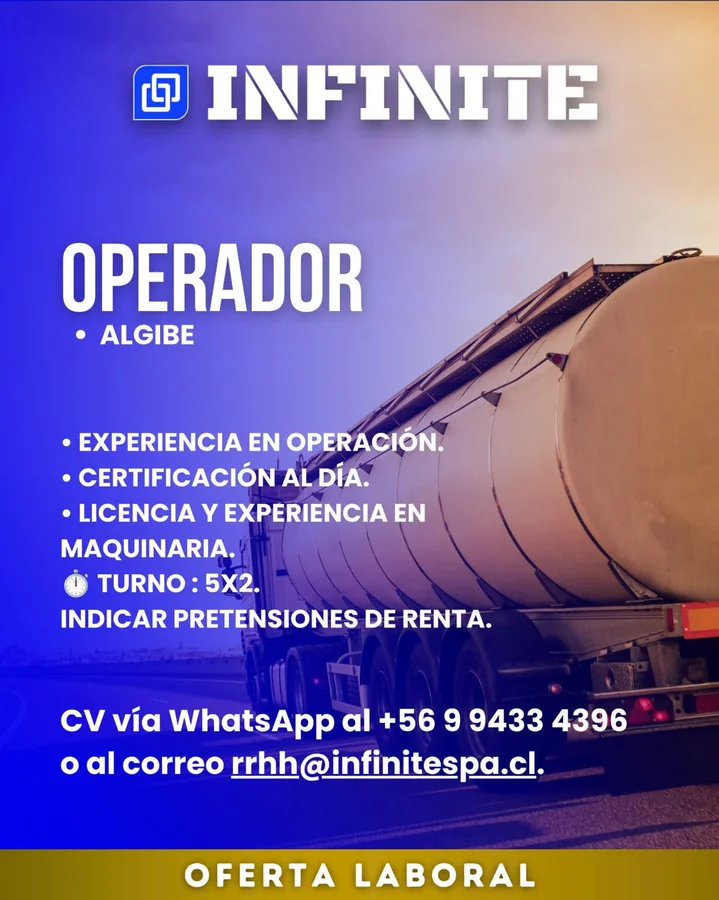 Operador de Algibe - imagen 1