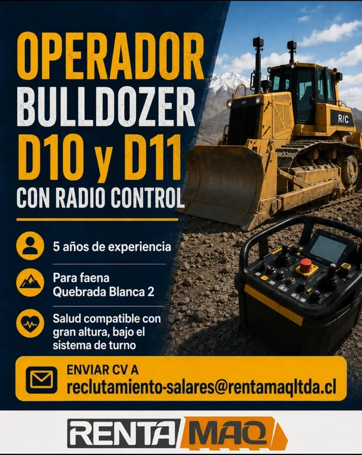 Operador Bulldozer D10 y D11 R/C - imagen 1