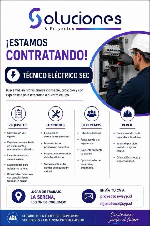 Técnico Eléctrico SEC - imagen 1