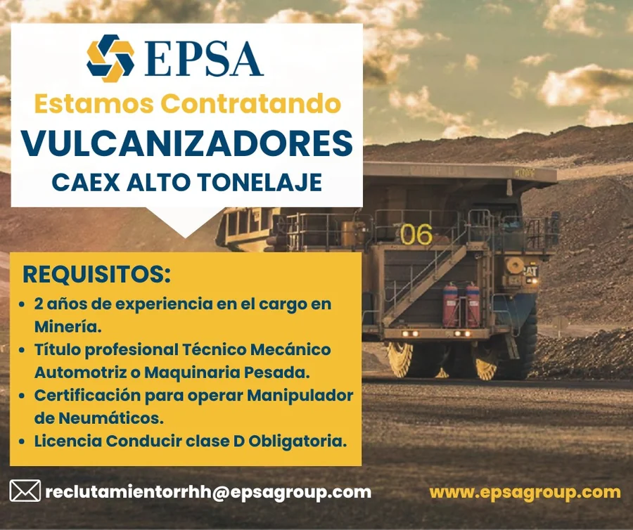 Vulcanizador CAEX Alto Tonelaje - imagen 1
