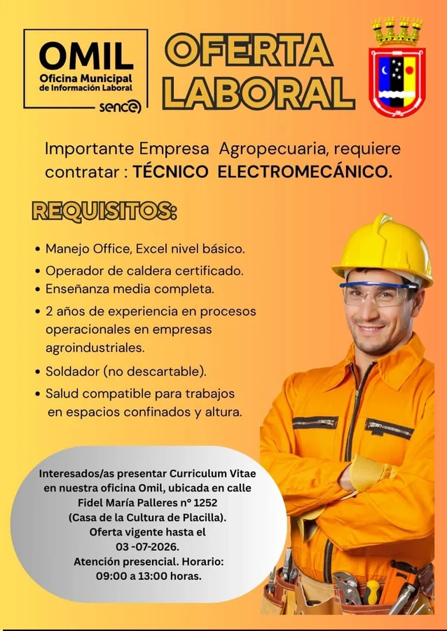 Técnico Electromecánico - imagen 1