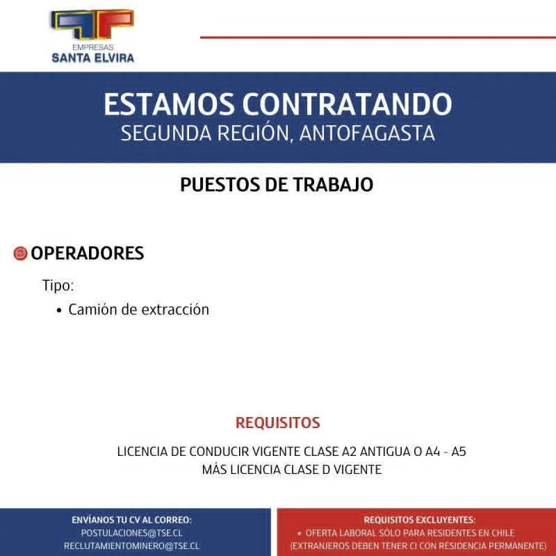 Operador de Camión de Extracción - imagen 1