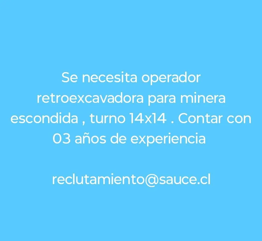 Operador de Retroexcavadora - imagen 1