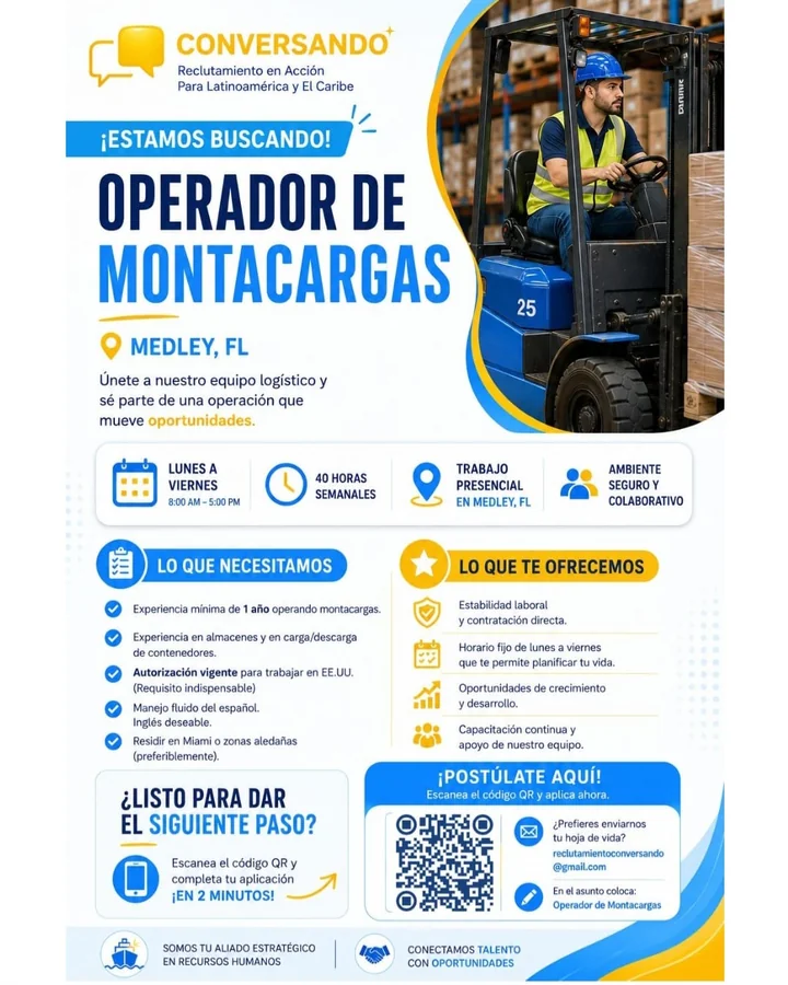 Operador de Montacargas - imagen 1