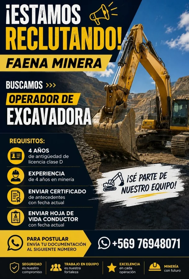Operador de Excavadora - imagen 1