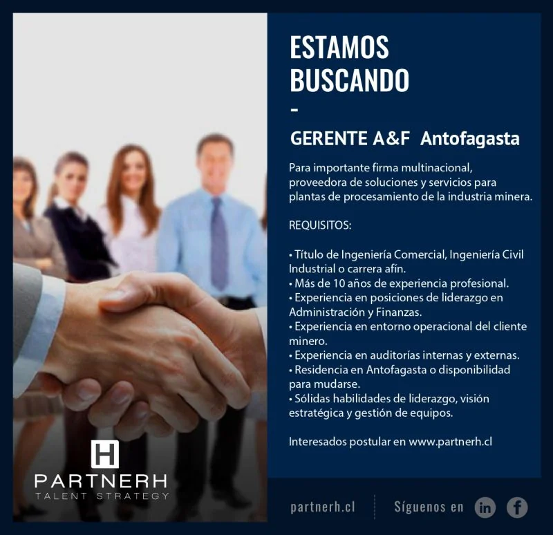 Gerente de Administración y Finanzas - imagen 1