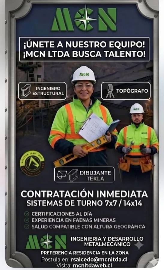 Ingenieros y Dibujantes para Faena Minera - imagen 1