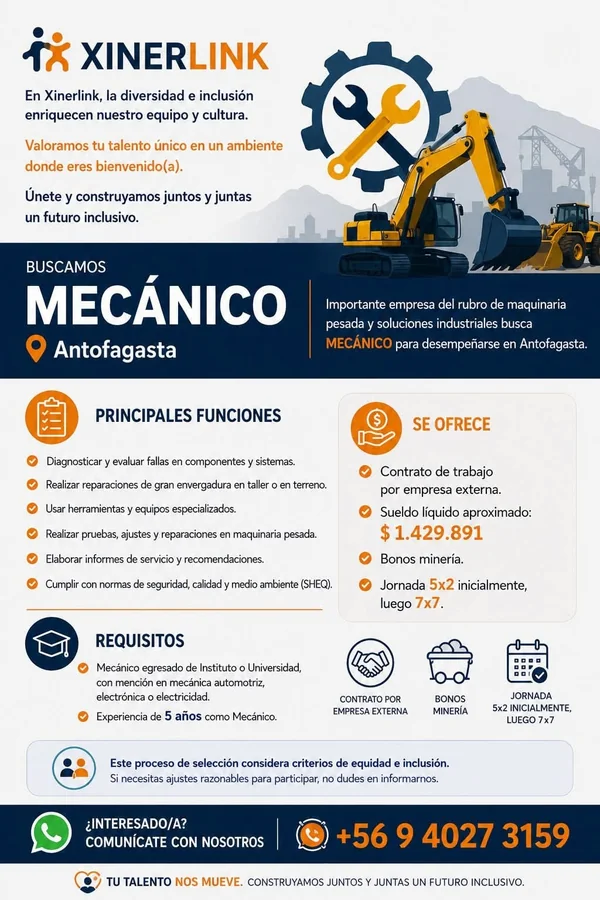 Mecánico de Maquinaria Pesada - imagen 1