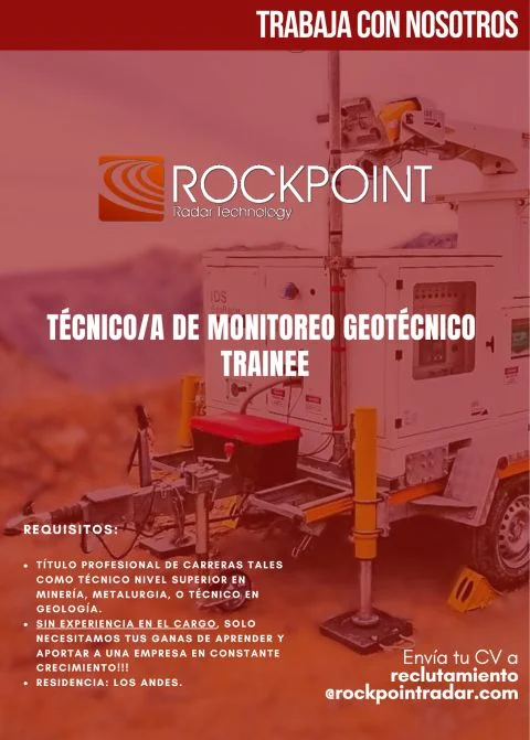 Técnico/a de Monitoreo Geotécnico Trainee - imagen 1