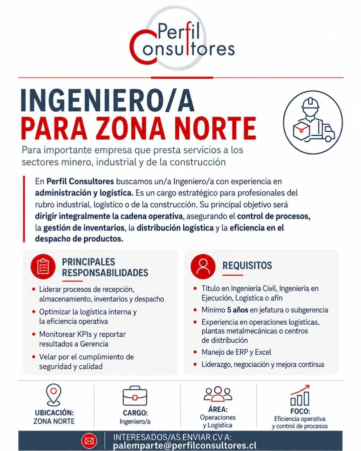 Ingeniero de Operaciones y Logística - imagen 1