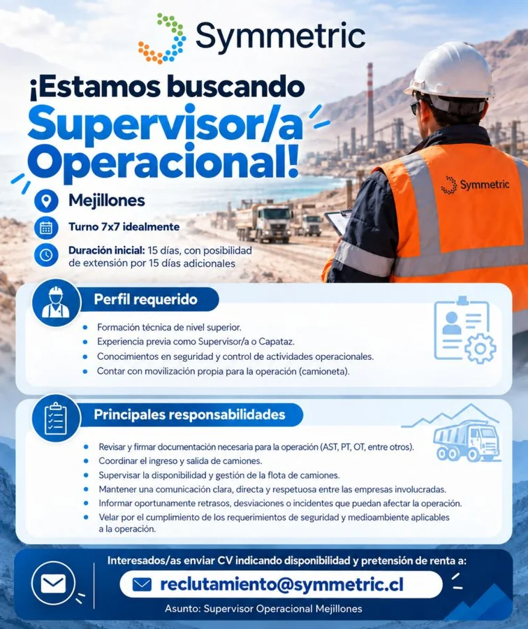 Supervisor/a Operacional - imagen 1