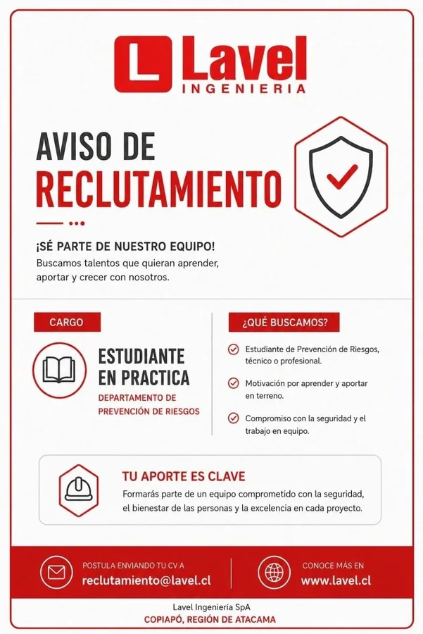 Estudiante en Práctica de Prevención de Riesgos - imagen 1