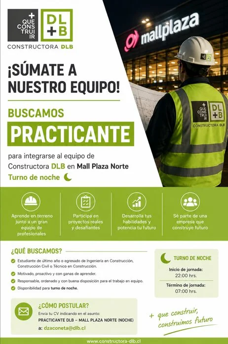 Practicante de Construcción (Turno Noche) - imagen 1