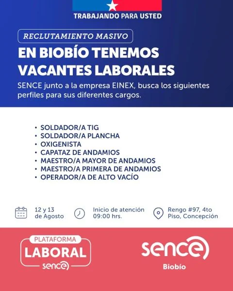 Búsqueda masiva de Operarios, Soldadores y Maestros - imagen 1