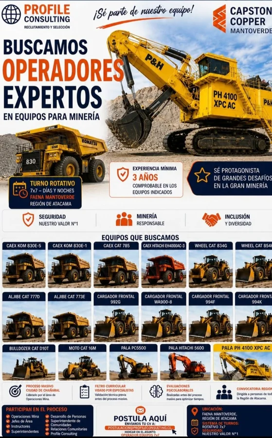Operador de Equipos Mineros - imagen 1