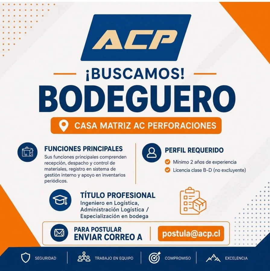 Bodeguero - AC Perforaciones - imagen 1