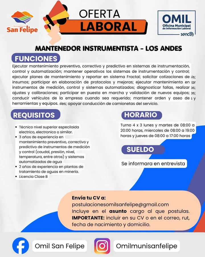 Mantenedor Instrumentista - imagen 1