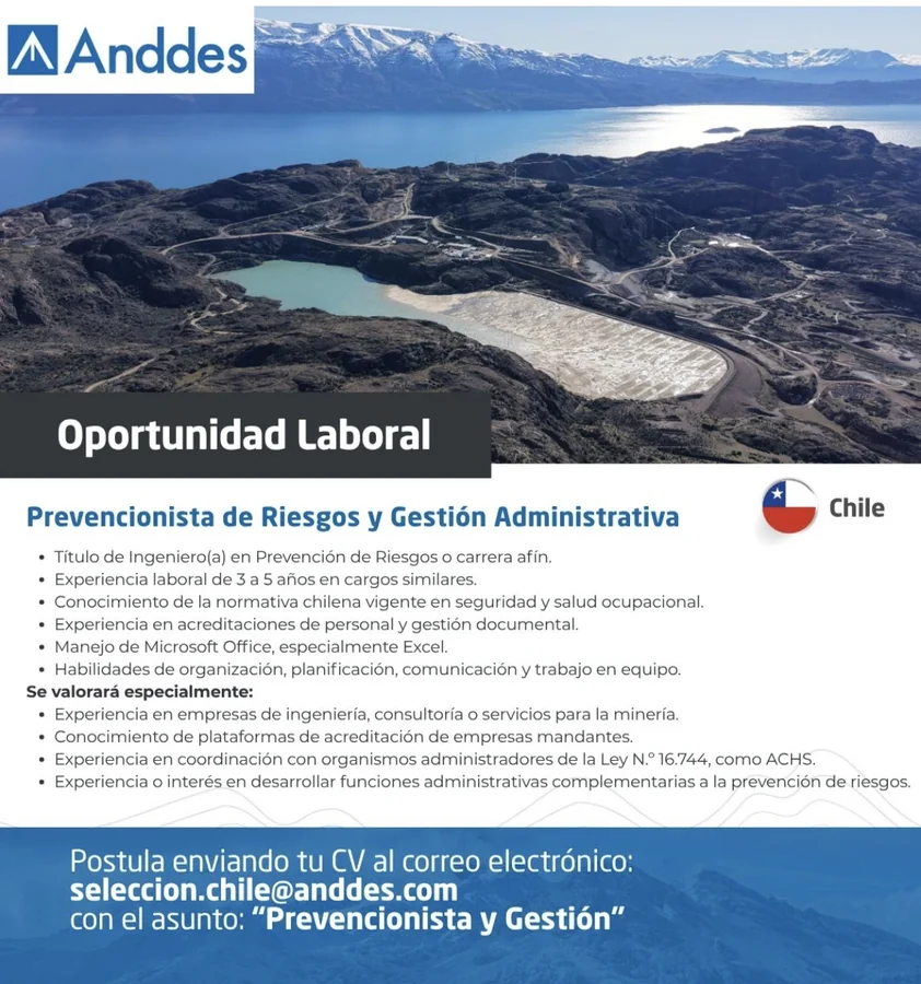 Prevencionista de Riesgos y Gestión Administrativa - imagen 1