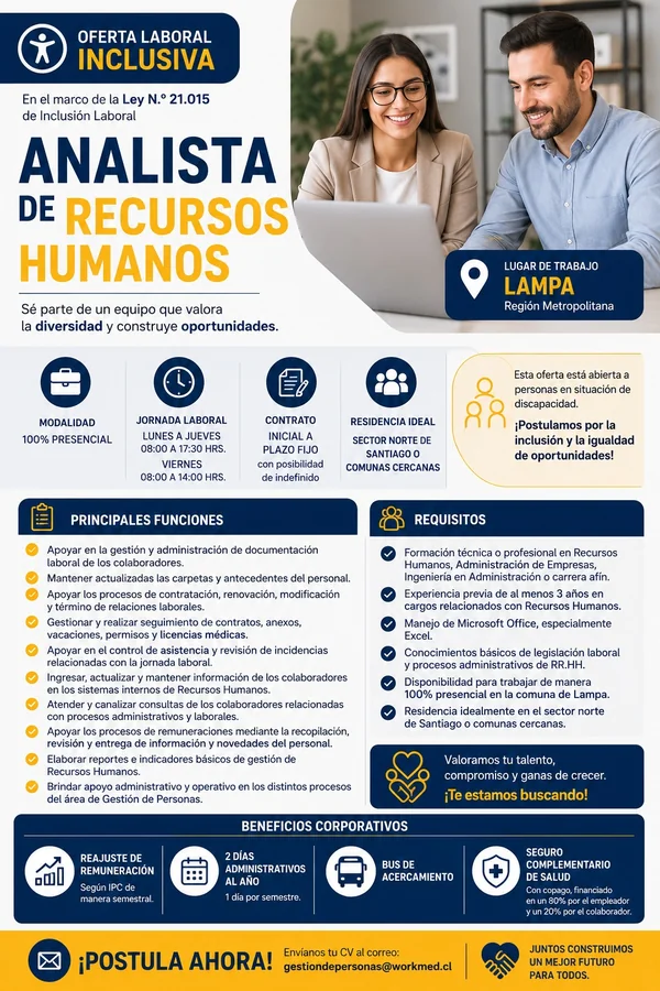 Analista de Recursos Humanos - imagen 1