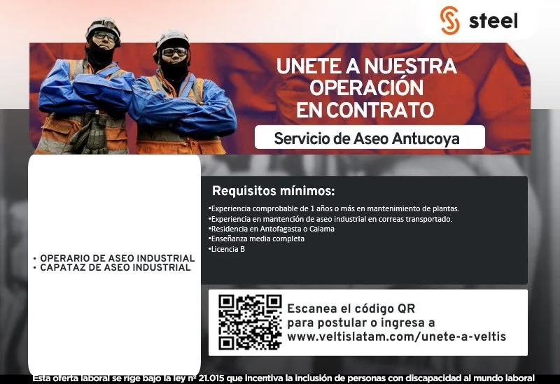 Operario y Capataz de Aseo Industrial - imagen 1