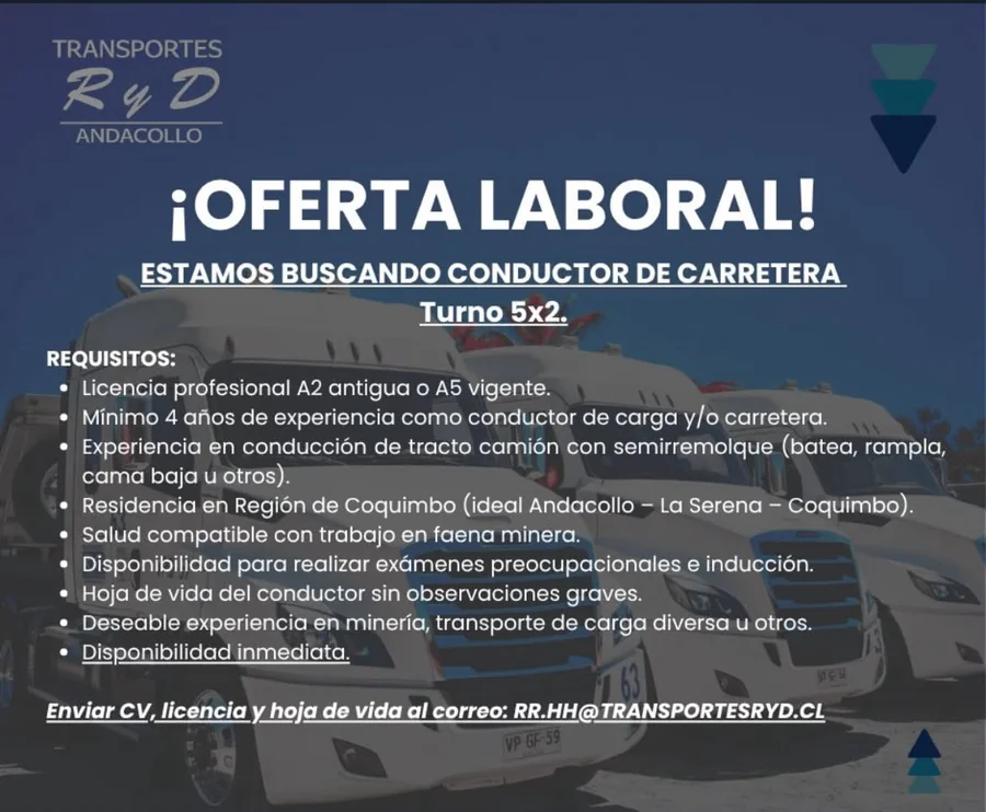Conductor de Carretera - imagen 1
