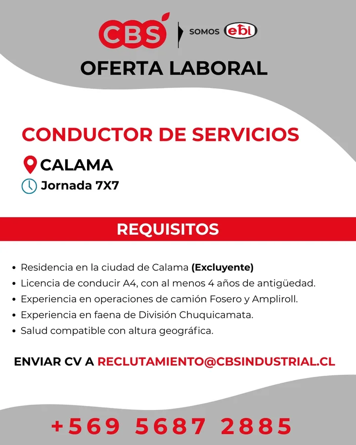 Conductor de Servicios - imagen 1