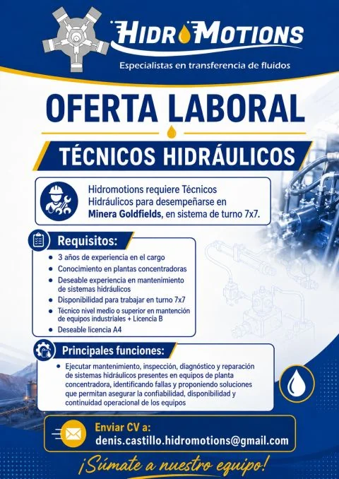 Técnico Hidráulico - imagen 1
