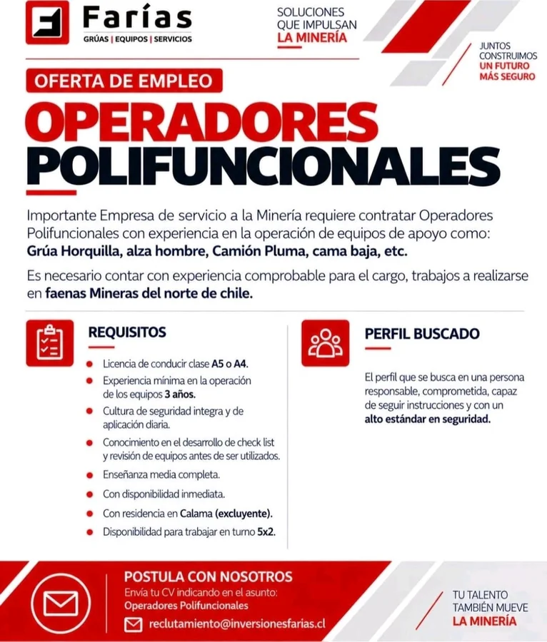Operadores Polifuncionales - imagen 1