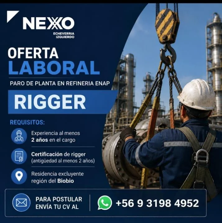 Rigger para Paro de Planta - imagen 1
