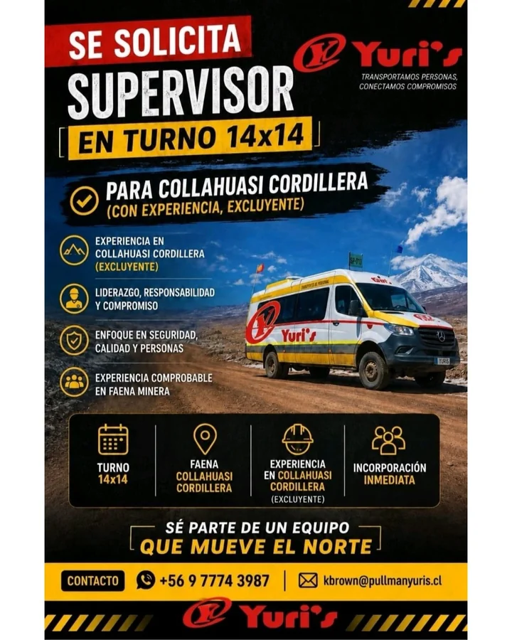 Supervisor en Turno 14x14 - imagen 1