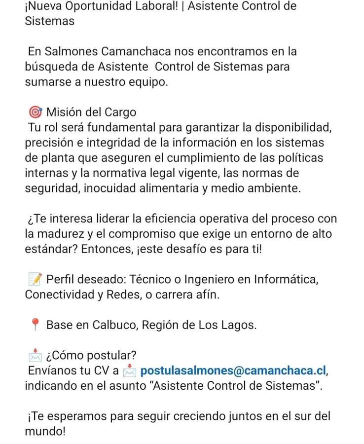 Asistente Control de Sistemas - imagen 1