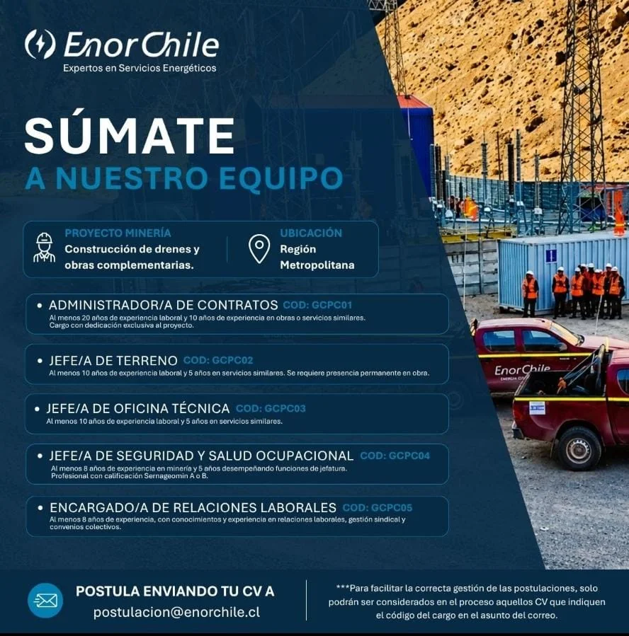 Profesionales para Proyecto Minero - imagen 1
