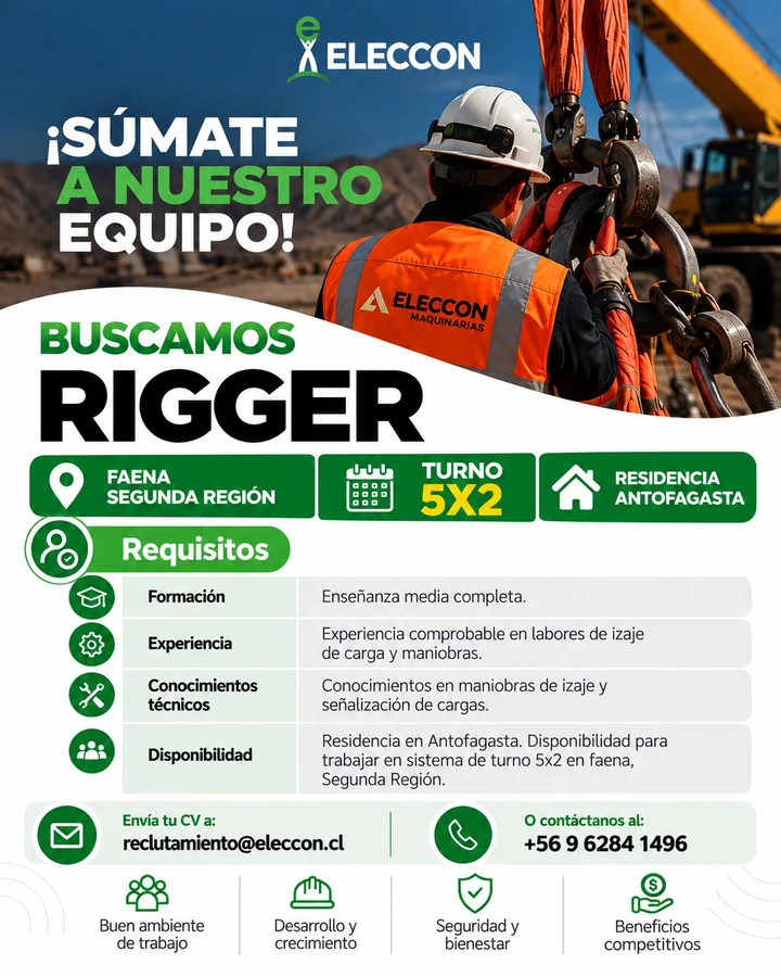 Rigger de Faena - imagen 1