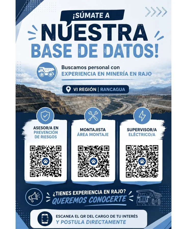 Personal con Experiencia en Minería en Rajo - imagen 1