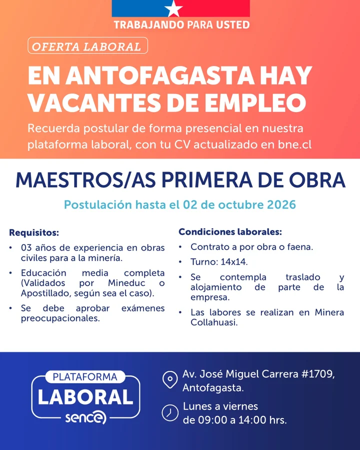 Maestro Primera de Obra - imagen 1