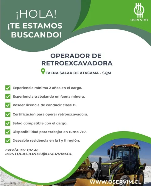 Operador de Retroexcavadora - imagen 1