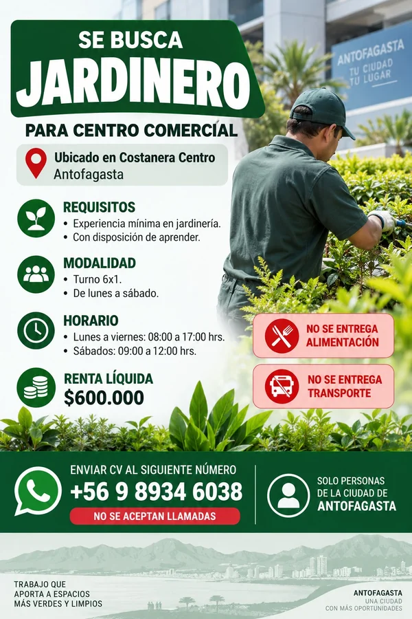 Jardinero para Centro Comercial - imagen 1